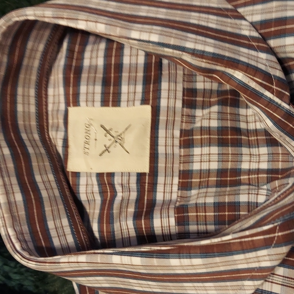 Great winter color flow on high quality button down